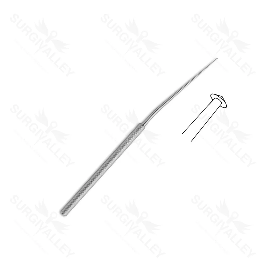 Mcgee Oval Window Rasp Small Shaft Angled 20 Degrees 16.5 cm Ent Instruments