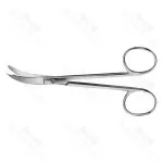 Northbent Ligature Scissors Cusved To Sidd 120 mm Notch Tmp Non Sterile Reusable