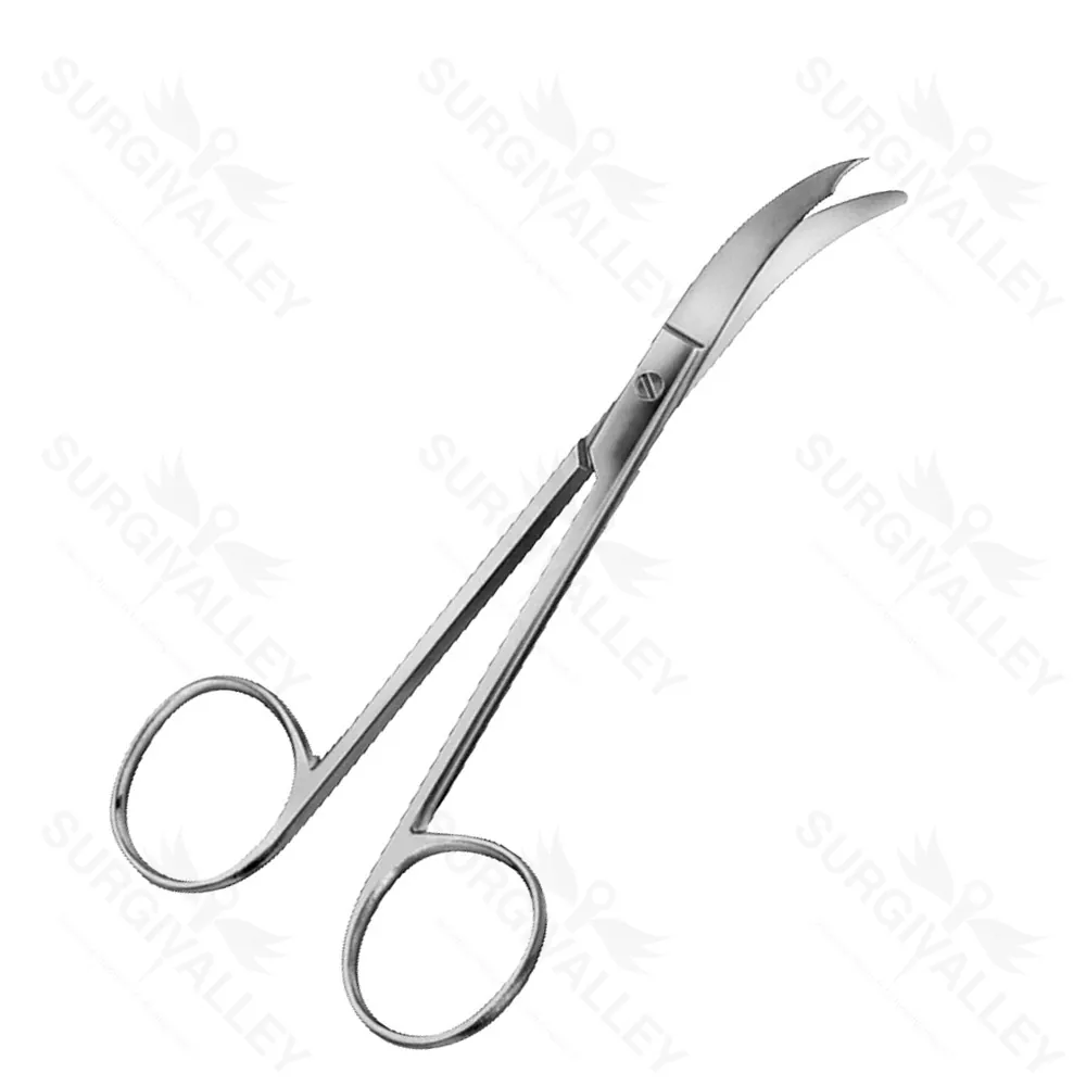 Northbent Ligature Scissors Cusved To Sidd 120 mm Notch Tmp Non Sterile Reusable