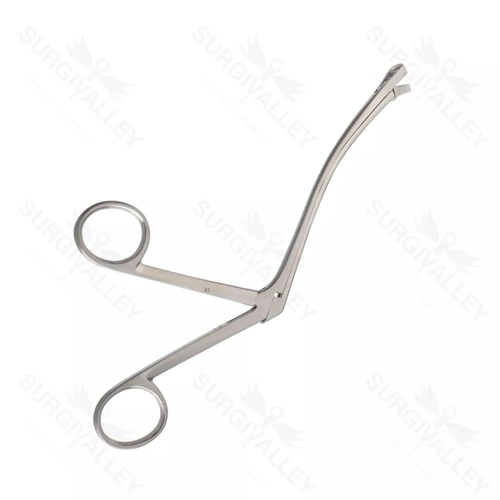 Ronis Adenoid Nasal Forceps Tip 7mm Basket Jaw Triangula 5 3/8 Inch