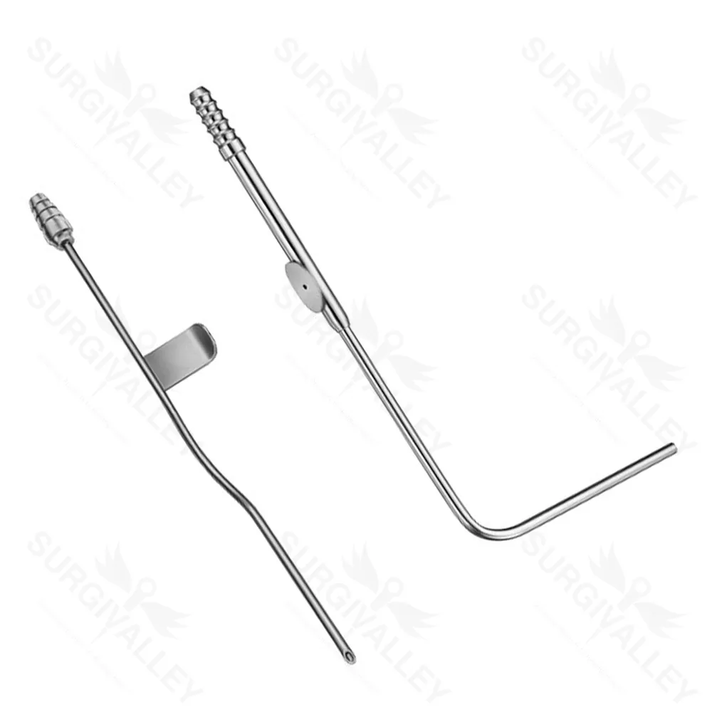 Sachs Suction Tubes With Thumb Suction Control 9 5/8 Inch 8Fr Ent Instruments