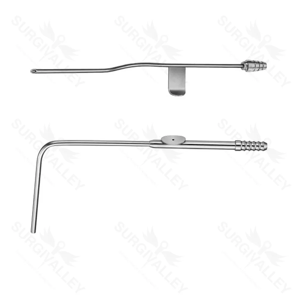 Sachs Suction Tubes With Thumb Suction Control 9 5/8 Inch 8Fr Ent Instruments