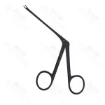 Shea Forceps Straight Oval Cup Black Tip To Shoulder Length 80mm