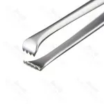 Pinzas Allis para tejido 7 mm con anillo de dedo y cremallera para sujetar órganos y tejido resbaladizo durante la cirugía