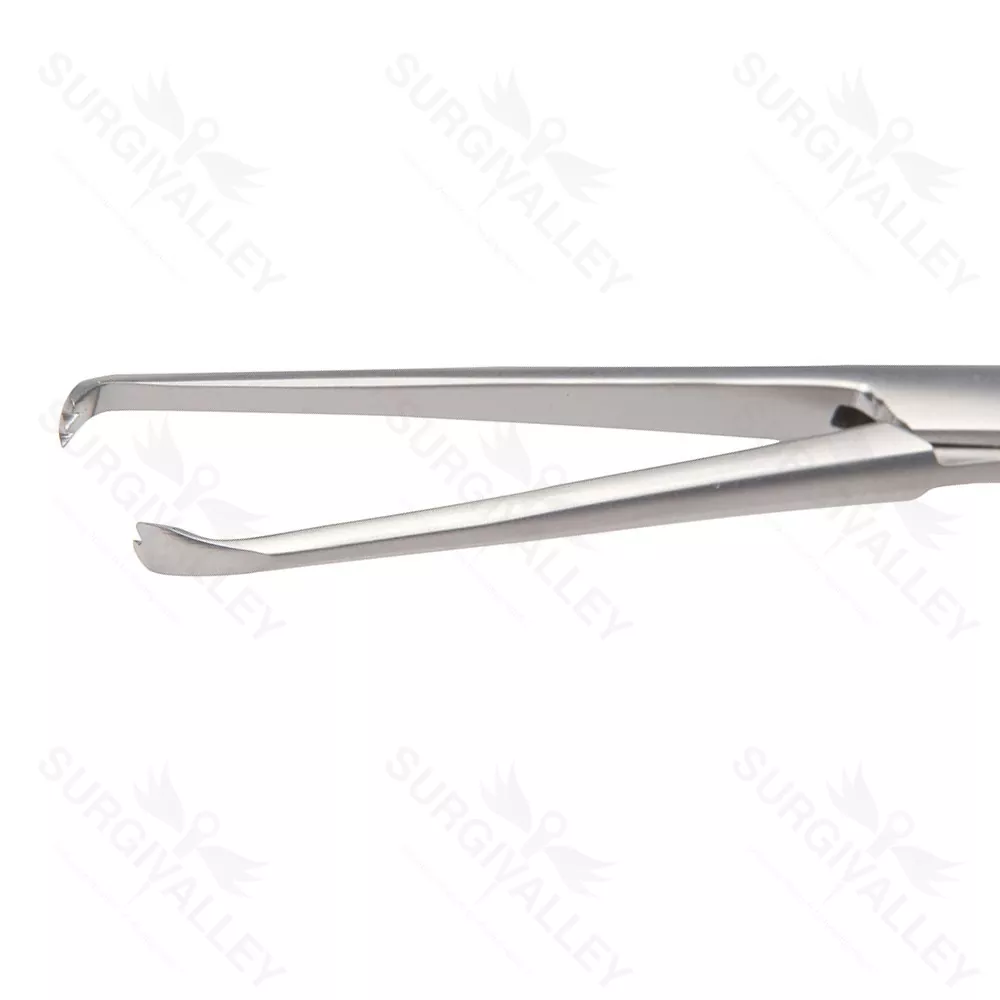 Pinzas Allis para tejido 7 mm con anillo de dedo y cremallera para sujetar órganos y tejido resbaladizo durante la cirugía