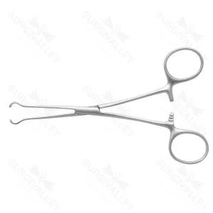 Babcock Forceps Finger Ring Ratcheted Non Perforating Forceps Holding Delicate Tissue Instruments – surgivalley (SV-10-790)