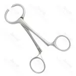 Collingwood Stewart Hernia Forceps Ring Bladed Screw Joint Stainless Steel Surgical Instruments