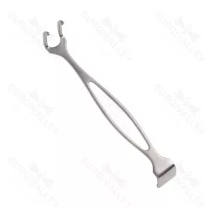 Czerny Double Ended Solid Blade Retractor Deep & 2 Pronged Bladed 180mm Hook Retractor – surgivalley (SV-10-821)