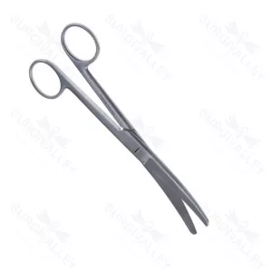 Doyen Abdominal Scissors Blunted Tips Straight 17.8cm General Surgery Instruments – surgivalley (SV-10-829)