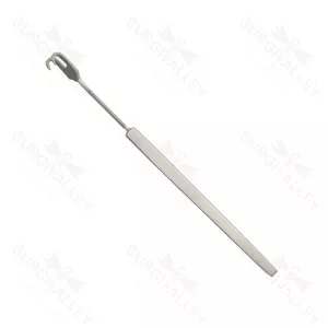 Flexible Spring Hand Held Retractor Shaft Double Pronged Sharp Retractor – surgivalley (SV-10-858)