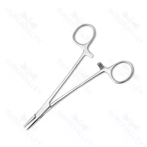Mayo Hegar Needle Holder Serrated Jaws Hold Suture Needles Straight 15cm – surgivalley (SV-10-907)