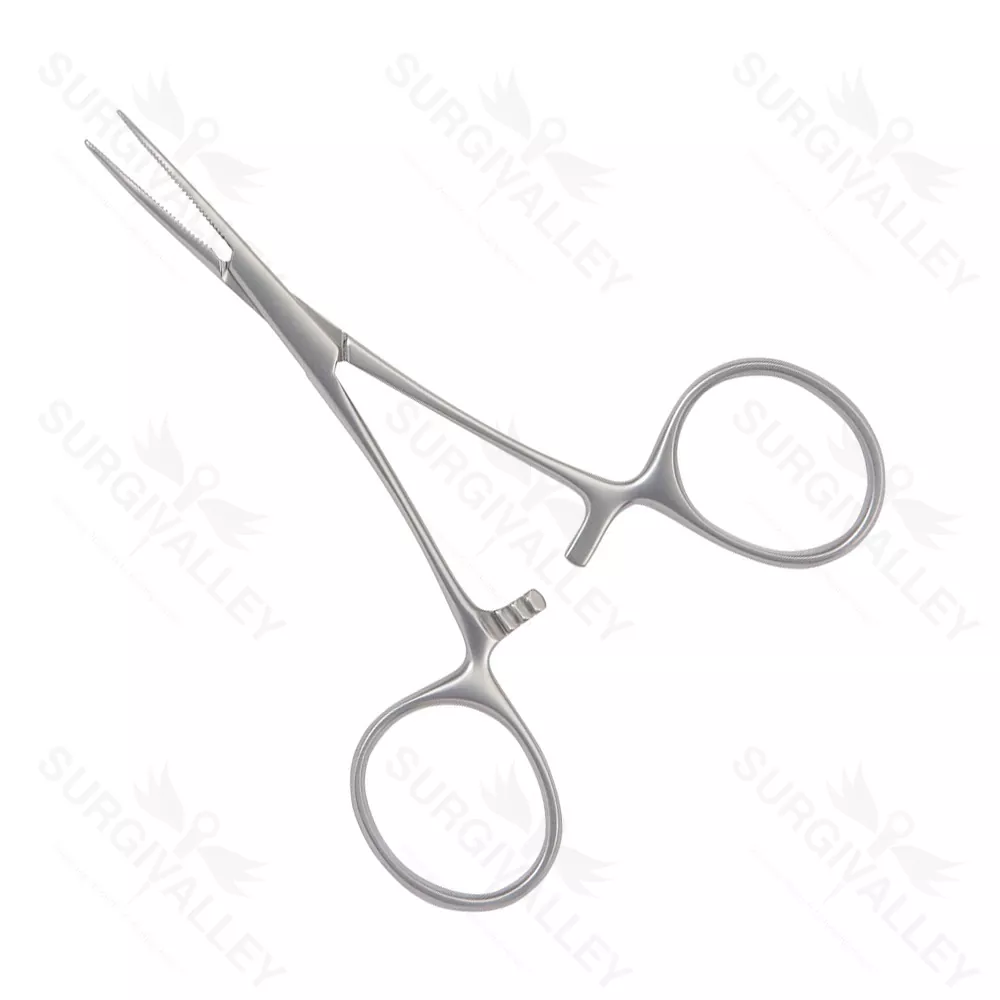 Miles Artery Forceps Curved With Partly Serrated Jaws