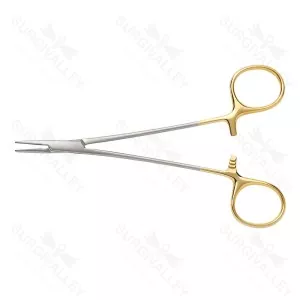 Nievert Needle Holder Serrated Jaws 125mm General Surgery Needle Holder Instruments – surgivalley (SV-10-941)