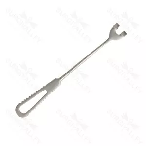 Ollier Retractor 2 Prong 38mm Long Blade Curve Blunt General Surgery Retractor – surgivalley (SV-10-943)