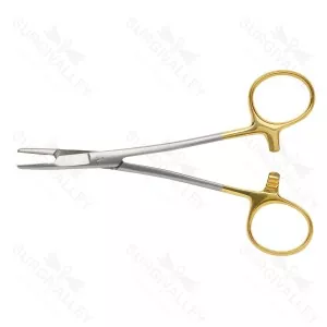 Olsen Hegar Needle Holder Stainless Steel Serrated Needle Holder Surgical Instruments – surgivalley (SV-10-944)