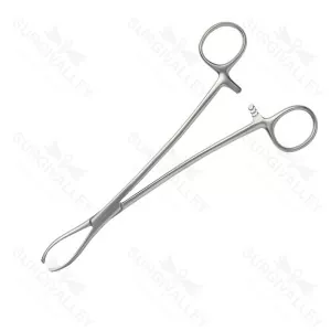 Poirier Tissue Forceps 2 X 3 Interlocking Teeth Ratcheted Handles General Surgery Tissue Forceps – surgivalley (SV-10-948)