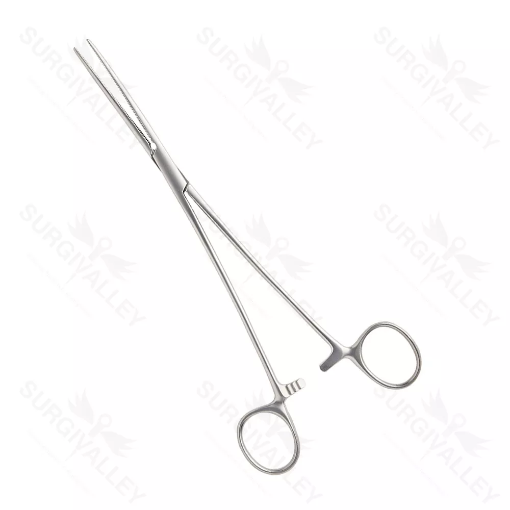 Roberts Artery Forceps Box Joint Curved With Fully Serrated Jaws