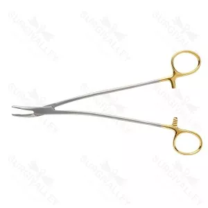 High Quality Handle Stratte Needle Holders Serration Pitch Curve 230mm Tungsten Carbide – surgivalley (SV-10-978)