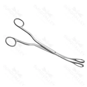 Barrett Placenta Forceps Hollow Circular Blade Serrated Jaw – surgivalley (SV-10-1833)