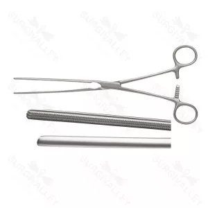 Gynecology Doyen Intestinal Clamps Straight Debakey 2 X 3 Teeth Atraumatic Jaw Stainless Steel – surgivalley (SV-10-1867)