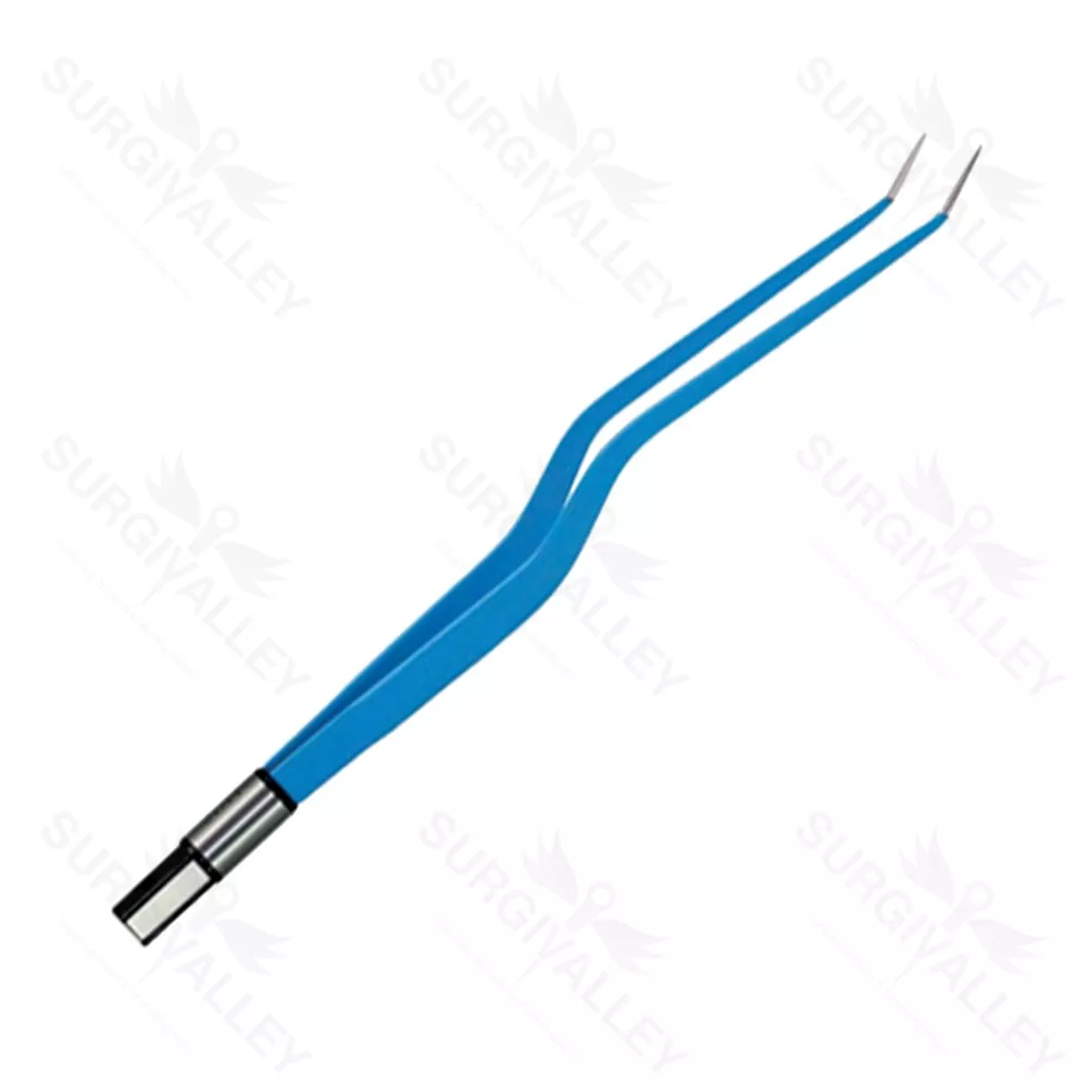 European Bipolar Forceps Bayonet Straight Angled