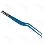 European Bipolar Forceps Bayonet Angled Up