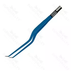 European Bipolar Forceps Bayonet Angled Up – surgivalley (SV-10-3070)