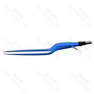 European Irrigation Bipolar Forceps Bayonet – surgivalley (SV-10-3073)