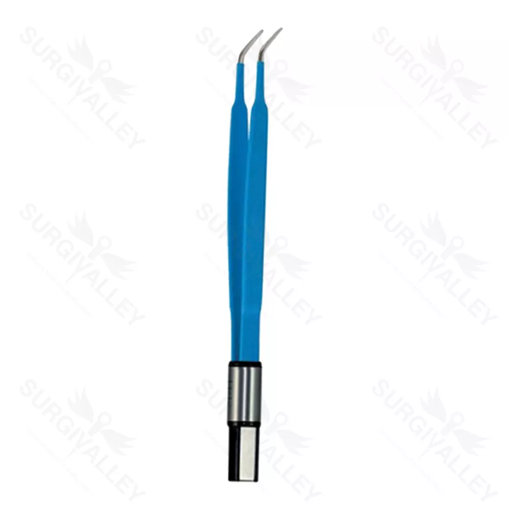 Iris Curved European Bipolar Forceps