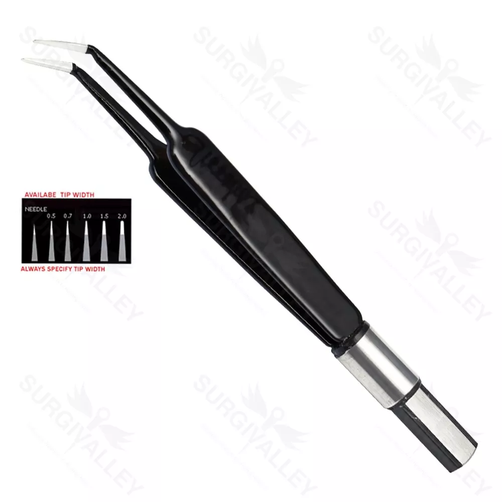 Jeweler #5 Non Stick Microsurgery Bipolar Forceps