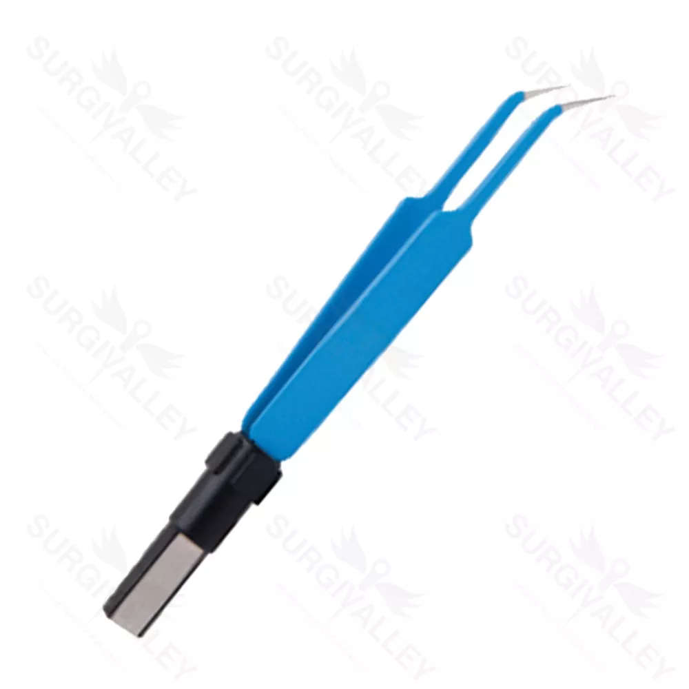 Jeweler # 6 Angled European Bipolar Forceps