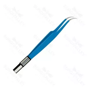 Jeweler # 7 Curved European Bipolar Forceps – surgivalley (SV-10-3083)