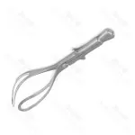 Naegele Obstetrical Forceps Curved 355 mm Non Sterile Reusable Gynecologist Handheld Instrument