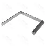 Right Angle Double Retractors Flat Hand Stainless Steel Surgical Instruments