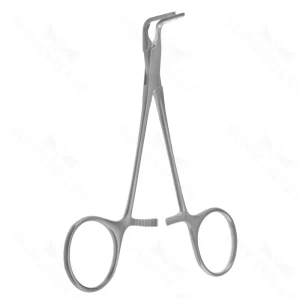 5 1/2″ Cooley Occlusion Clamp – rt ang jaw 17mm jaw – surgivalley (S01-72-00-104)