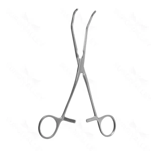 7″ Reynolds Vascualr Clamp – debakey tth 50° ang large – surgivalley (S01-72-00-132)