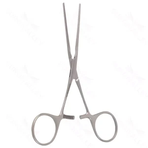 5 1/8″ Debakey Ring Handle Bulldog Clamp – straight straight jaw – surgivalley (S01-72-00-154)