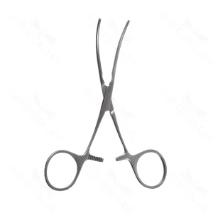 5″ Debakey Ring Handle Bulldog Clamp – straight cvd jaw – surgivalley (S01-72-00-155)