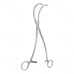 10″ Debakey Acutely Curved Clamp – large jaw