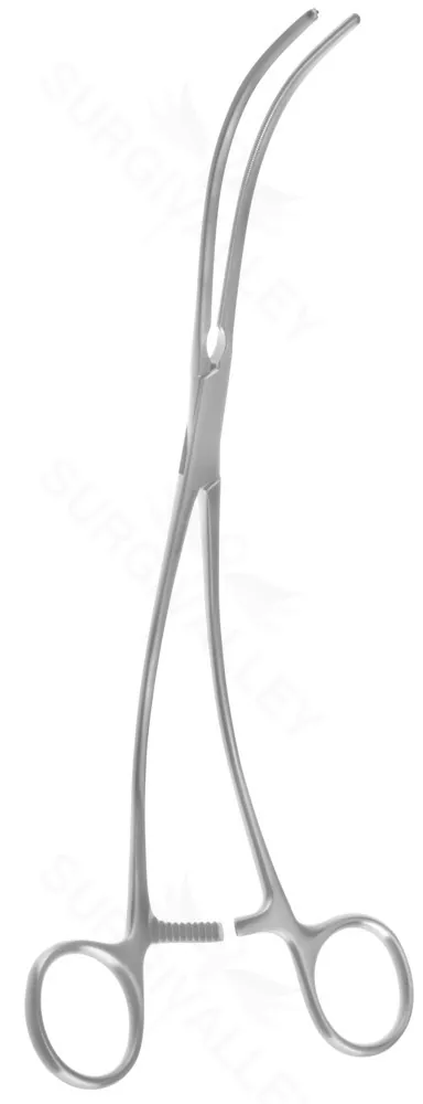 10″ Debakey Fully Curved Aortic Clamp