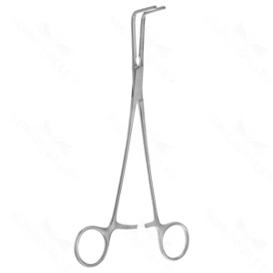 8 1/2″ Lee Bronchus Clamp – rt ang straight shanks – surgivalley (S01-72-00-318)