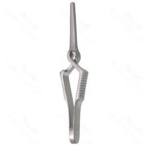 3 3/8″ Cooley Bulldog Clamp – straight 3.0cm cross action – surgivalley (S01-72-00-374)