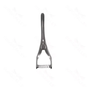 A Bulldog Clamp – titanium – slight curve 5.0cm – surgivalley (S01-72-00-454)