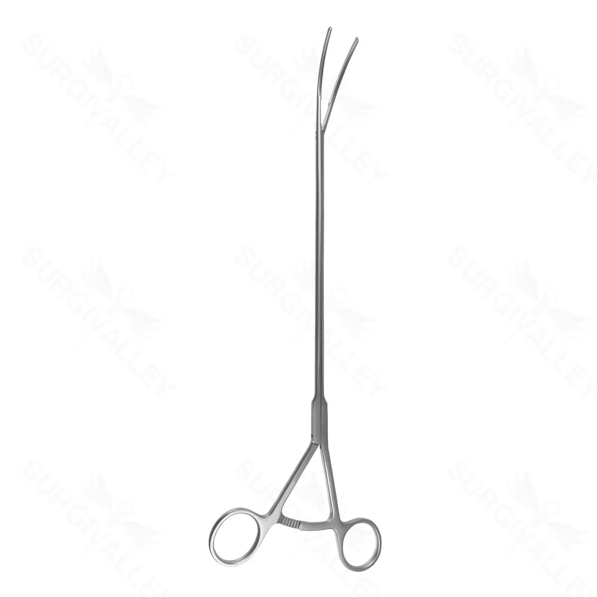 12-1/4″ VATS Debakey Clamp – with Ratchet 60mm Curved Jaw