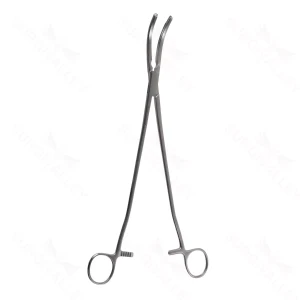 12″ B-Clamp – straight handle acutely cvd jaw – surgivalley (S01-72-00-56)