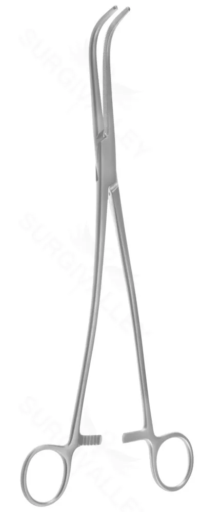 10 1/4″ Rienhoff Swan-Neck Clamp – double curved