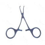 4 1/8″ Baby Vascular Clamp – 6mm jaws slightly ang shanks