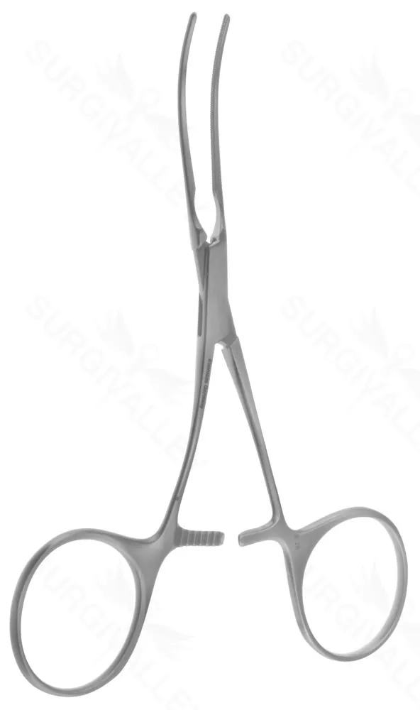 Debakey Castaneda Clamp – 1.4mm slight cvd jaw cvd handle