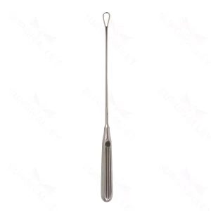 11″ Thomas Uterine Curette – blunt mall #3 – surgivalley (S01-73-00-12)