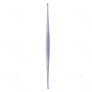 5 1/2″ Martini Bone Curette rnd 2.5x3mm Double-Ended – surgivalley (S01-73-00-407)